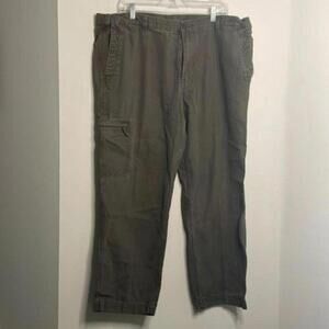 Dockers Green Classic Fit Cargo Style Pants Minimal Grunge 90s